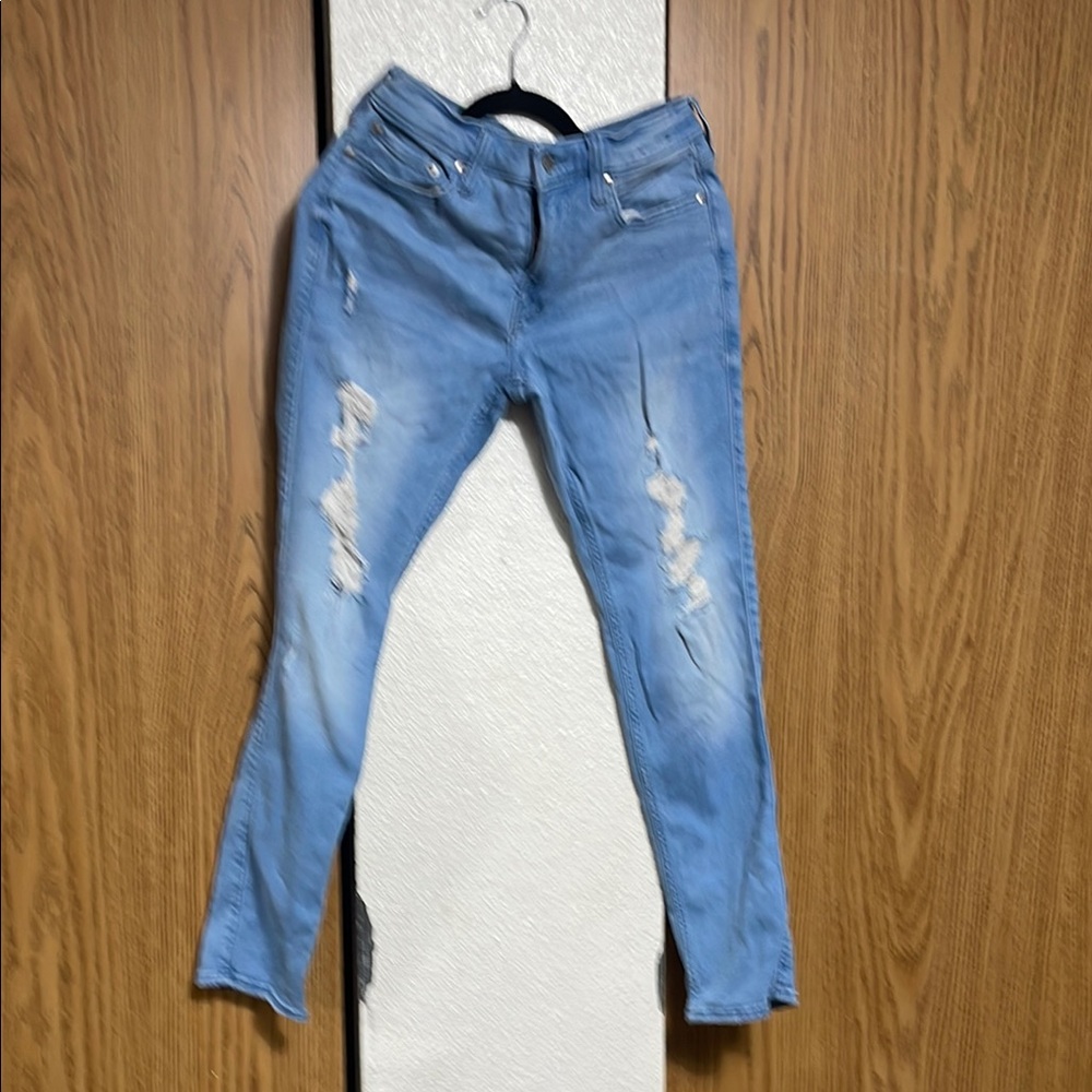 Hollister Blue Slim Fit Distressed Jeans 30x30
#11